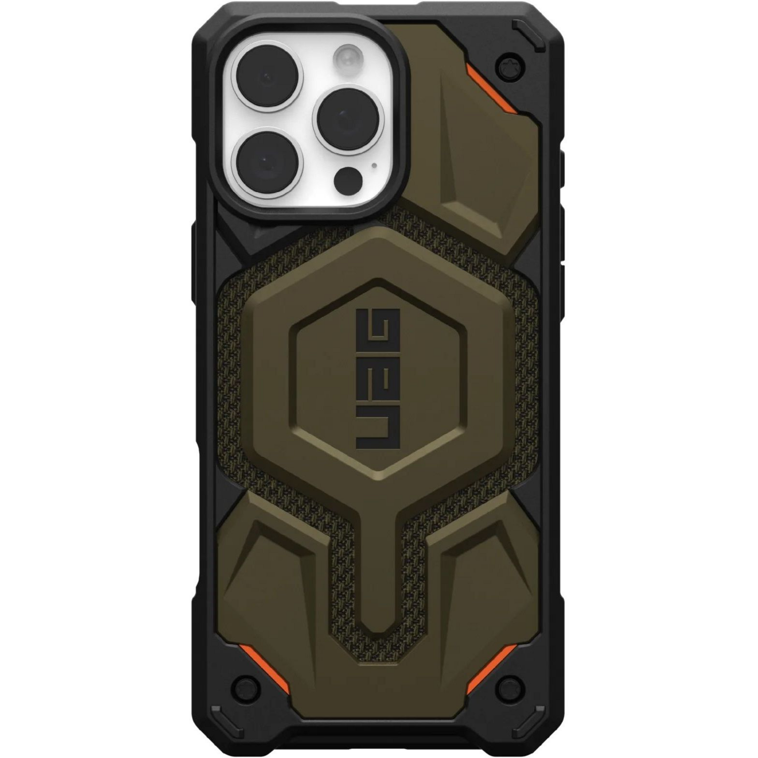 Чехол UAG для Apple iPhone 16 Pro Max Monarch Pro Magsafe, Kevlar Element Green (11445711397B) фото 