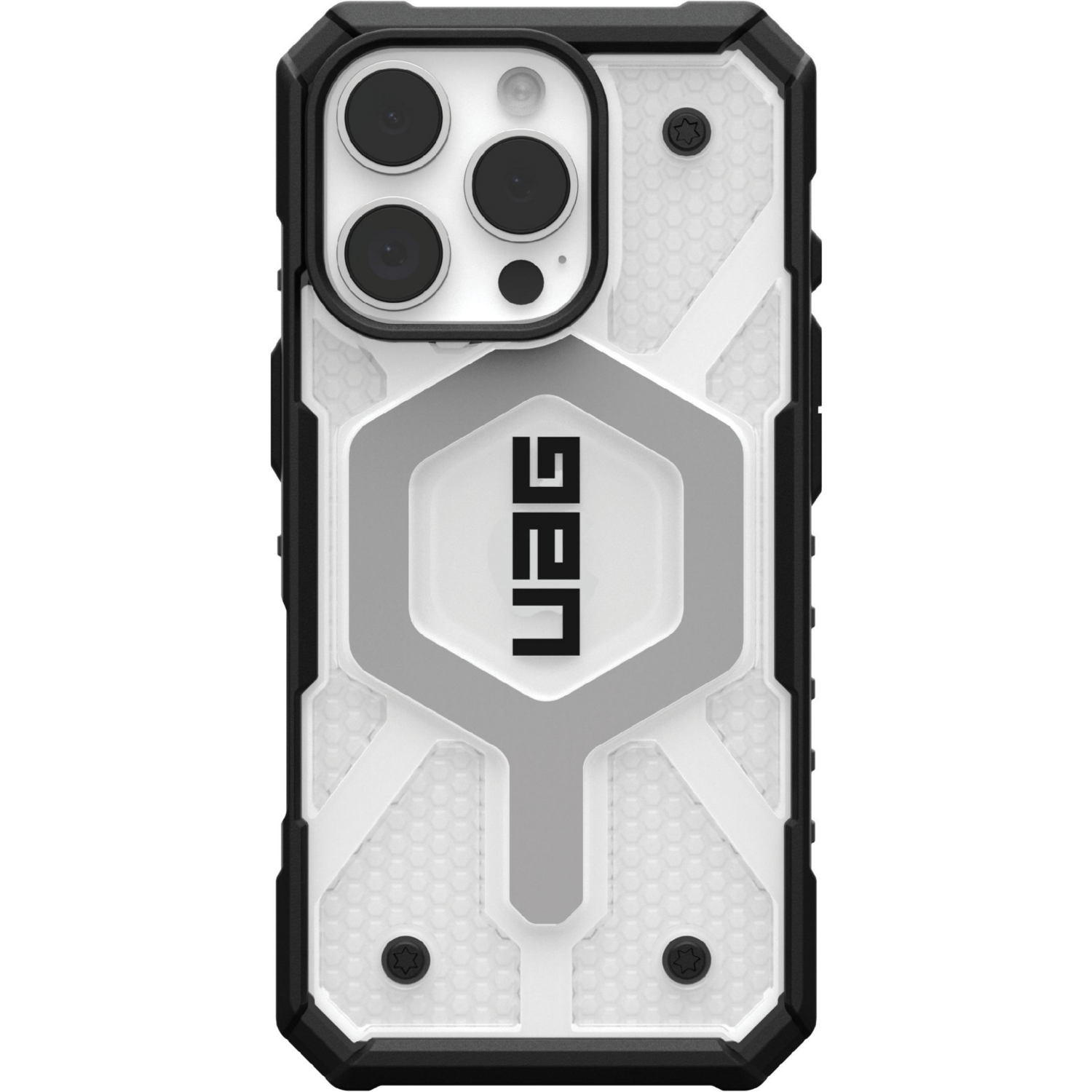 Чехол UAG для Apple iPhone 16 Pro Pathfinder Clear Magsafe, Ice (114464114343) фото 