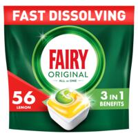 Капсули для посудомийних машин Fairy Original Лимон 56шт