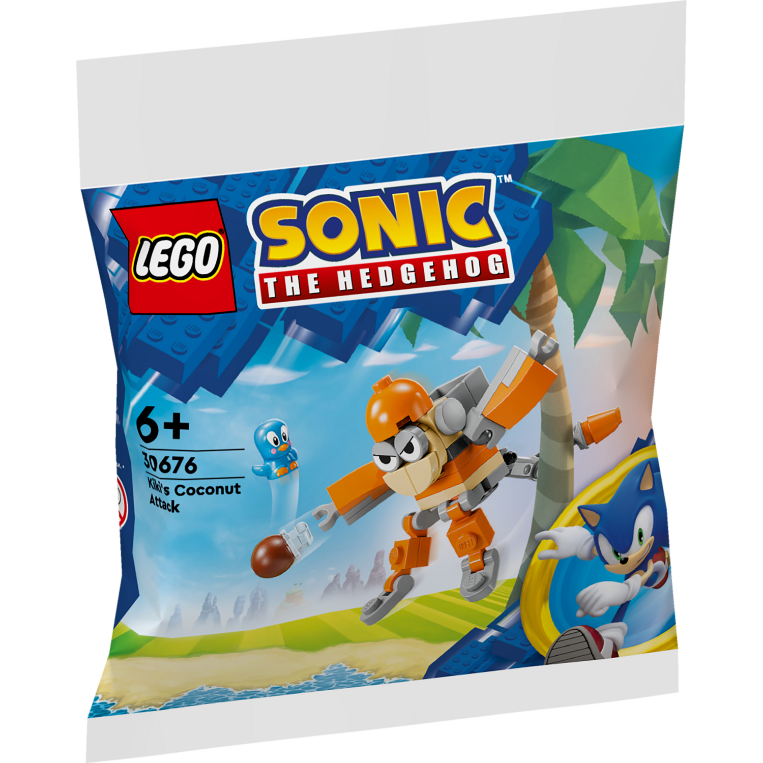 Конструктор LEGO 30676 Sonic Кокосовая атака Кики фото 