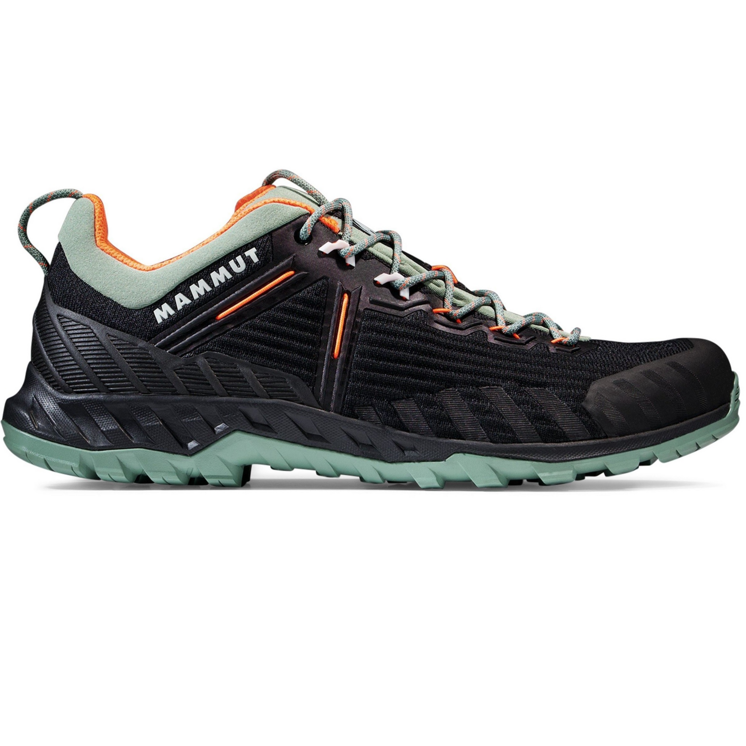 Кроссовки мужские для трекинга Mammut Alnasca Knit III Low 3020-06520 41 1/3 (7.5 UK) черные фото 