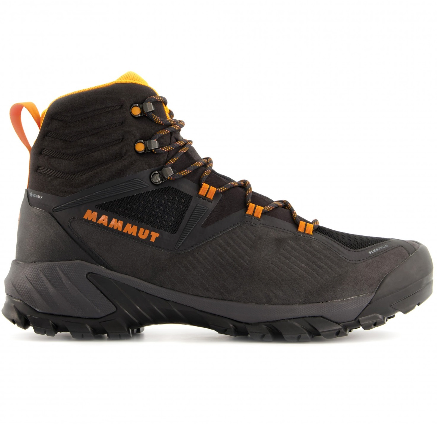 Ботинки мужские для хайкинга Mammut Sapuen High GTX 3030-04241 41 1/3 (7.5 UK) черные/желтые фото 