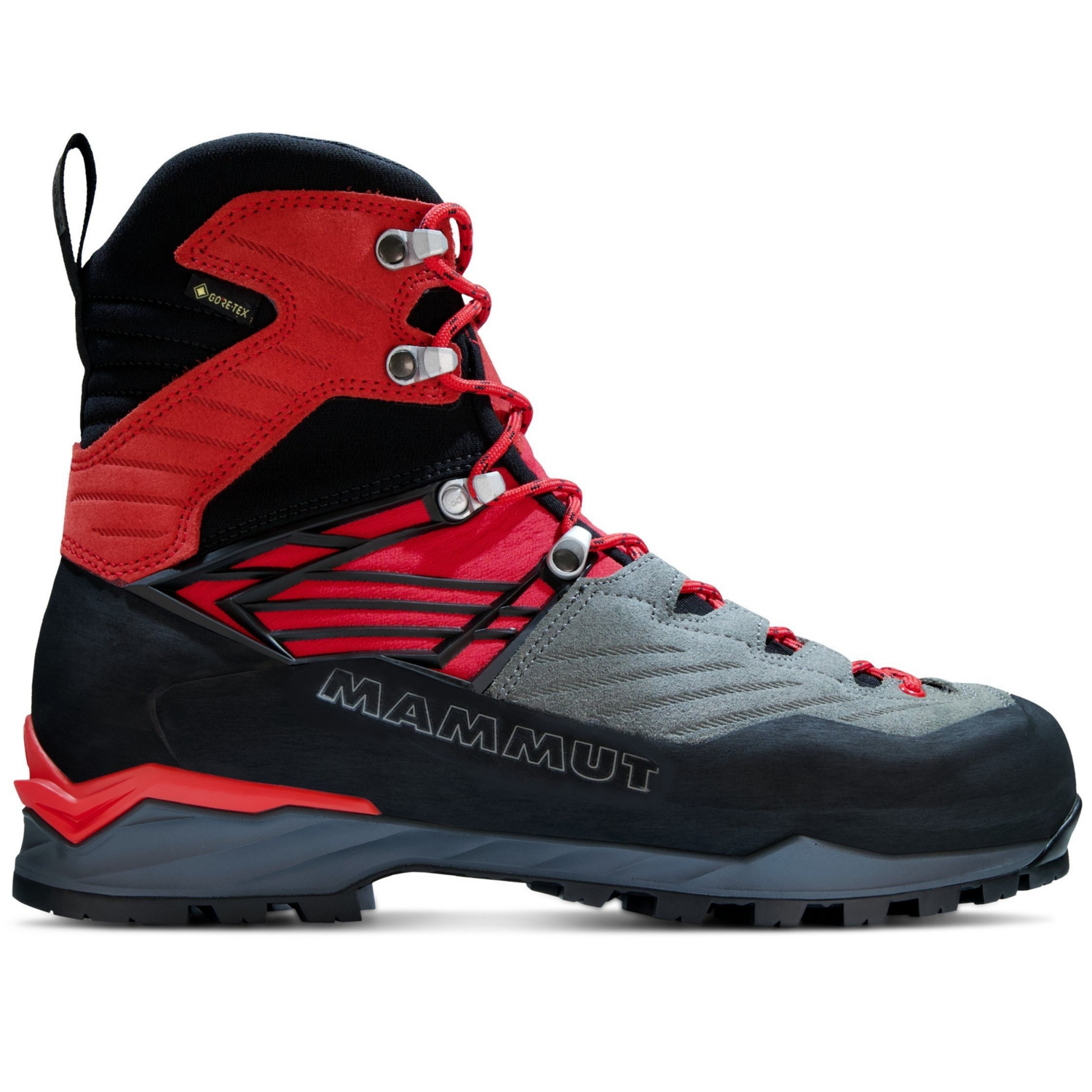 Ботинки мужские для альпинизма Mammut Kento Pro High GTX 3010-01000 42 (8 UK) черно-красные фото 