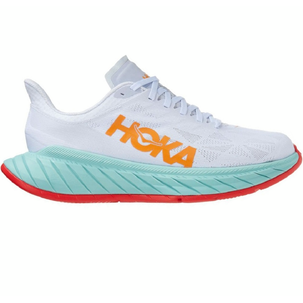 Кроссовки мужские для бега Hoka Carbon X 2 1113526-WBOR 42 (8.5 US) белые фото 