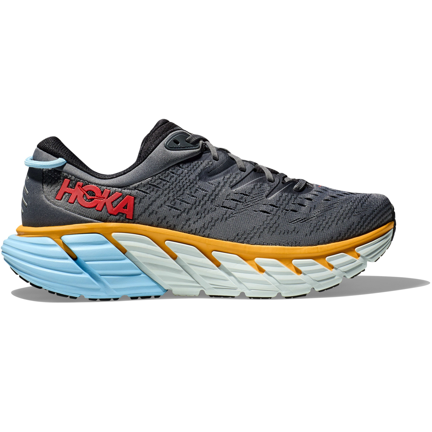 Кроссовки мужские для бега Hoka Gaviota 4 1123198-CARC 42 2/3 (9 US) серые фото 