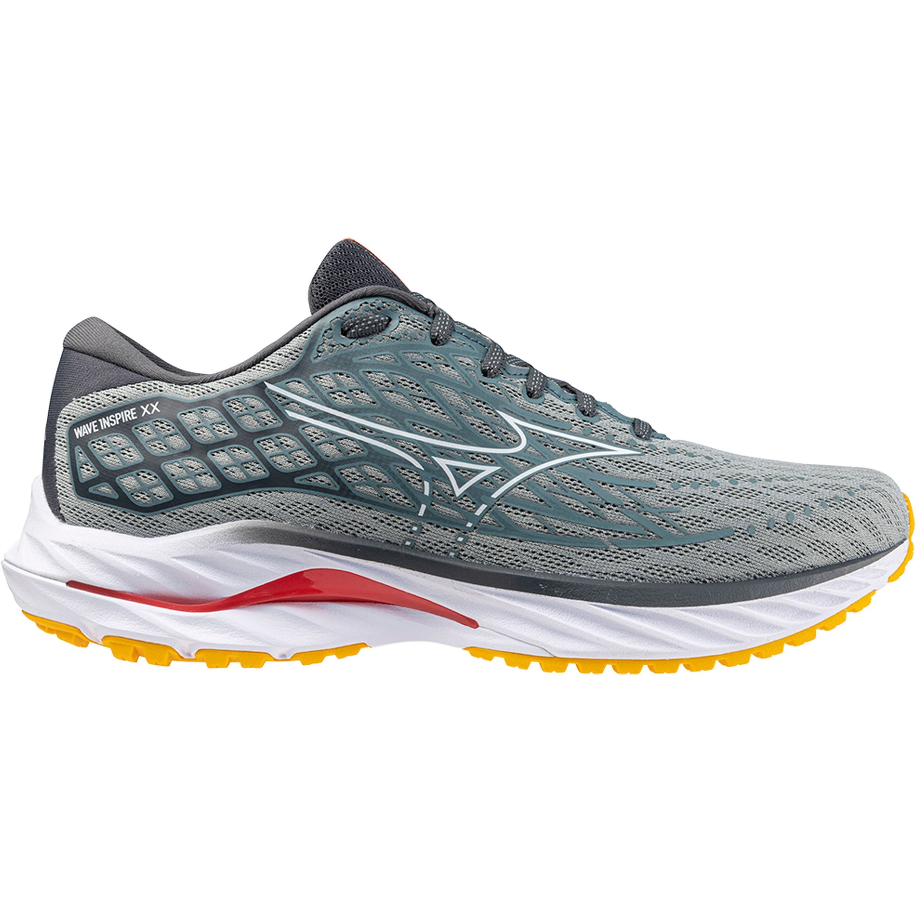 Кроссовки мужские для бега Mizuno Wave Inspire 20 J1GC244401 42 (8 UK) серые фото 1