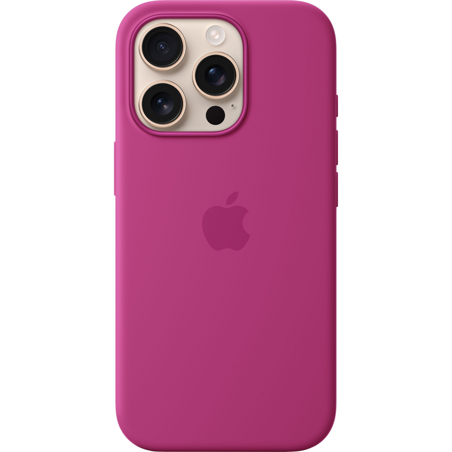 Чехол Apple для iPhone 16 Pro Silicone Case with MagSafe Fuchsia (MYYN3ZM/A) фото 