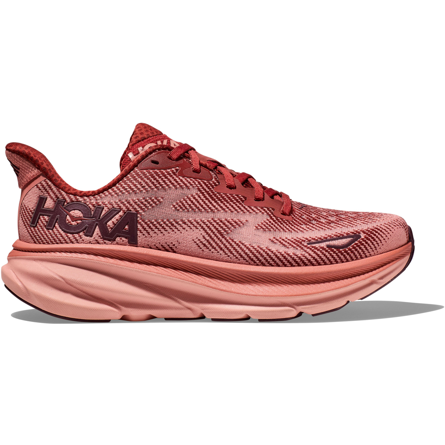 Кроссовки женские для бега Hoka Clifton 9 1127896-RERT 36 2/3 (5.5 US) красные фото 