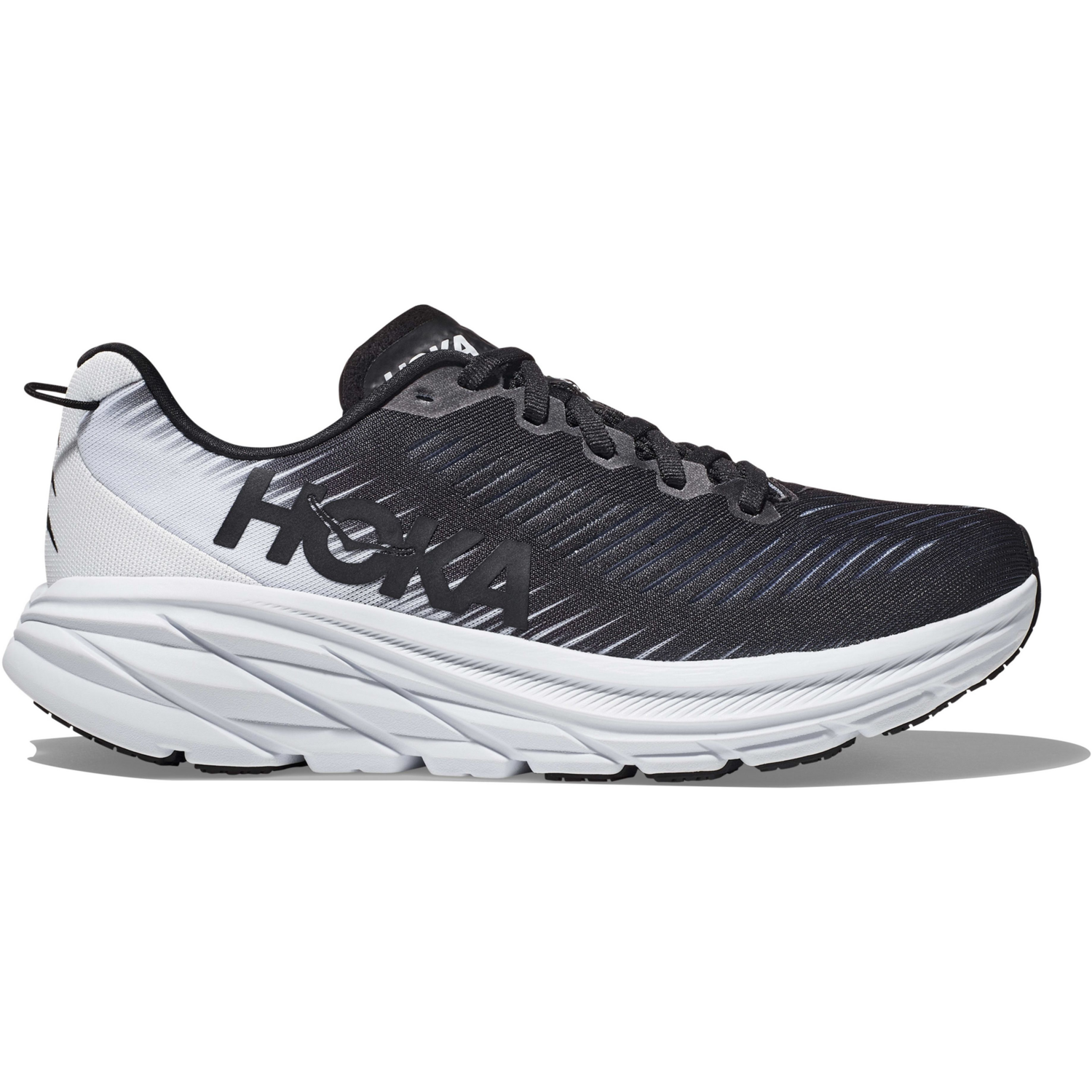 Кроссовки женские для бега Hoka Rincon 3 1119396-BWHT 40 (8 US) черные фото 