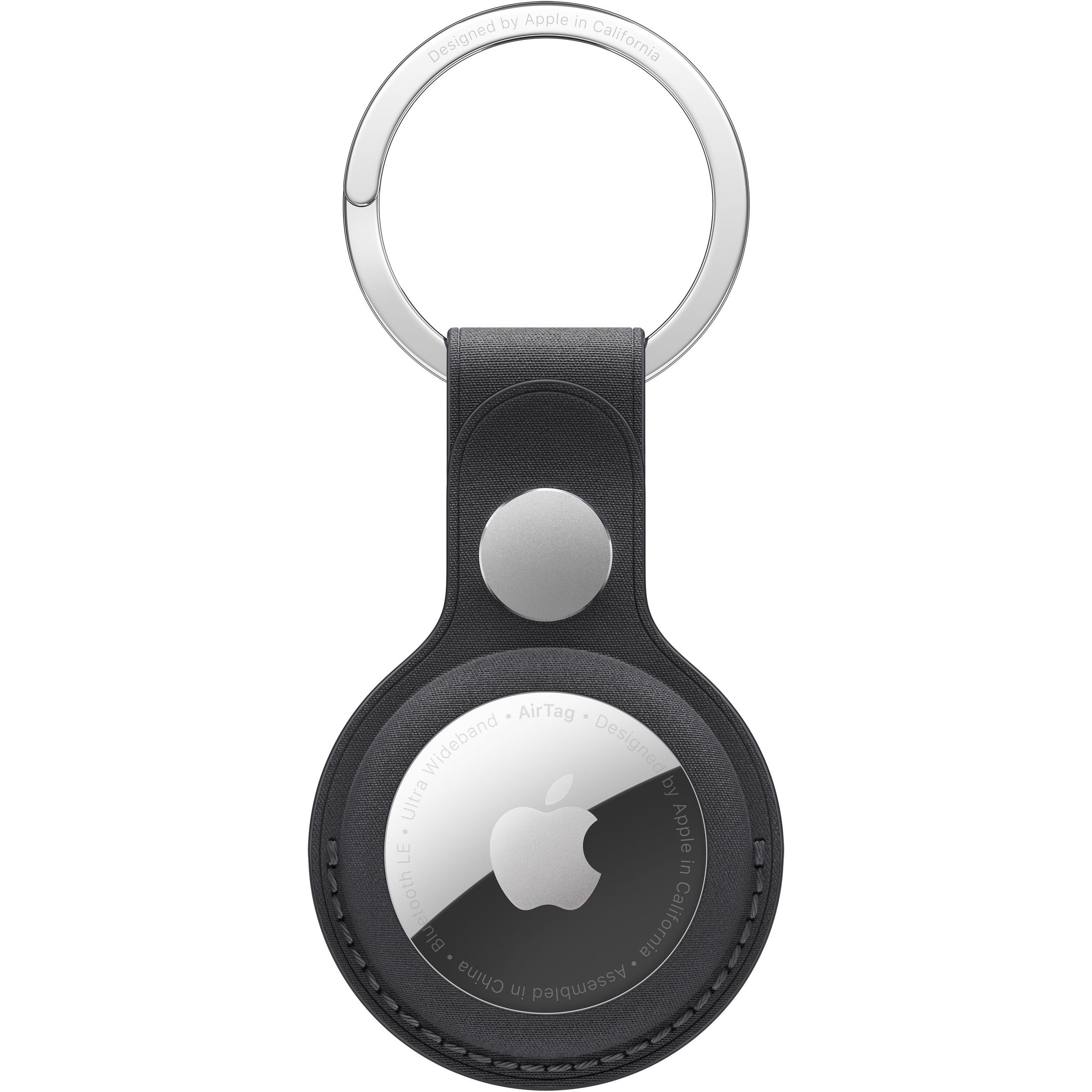 Чехол Apple для AirTag FineWoven Key Ring Black (MA7G4ZM/A) фото 1