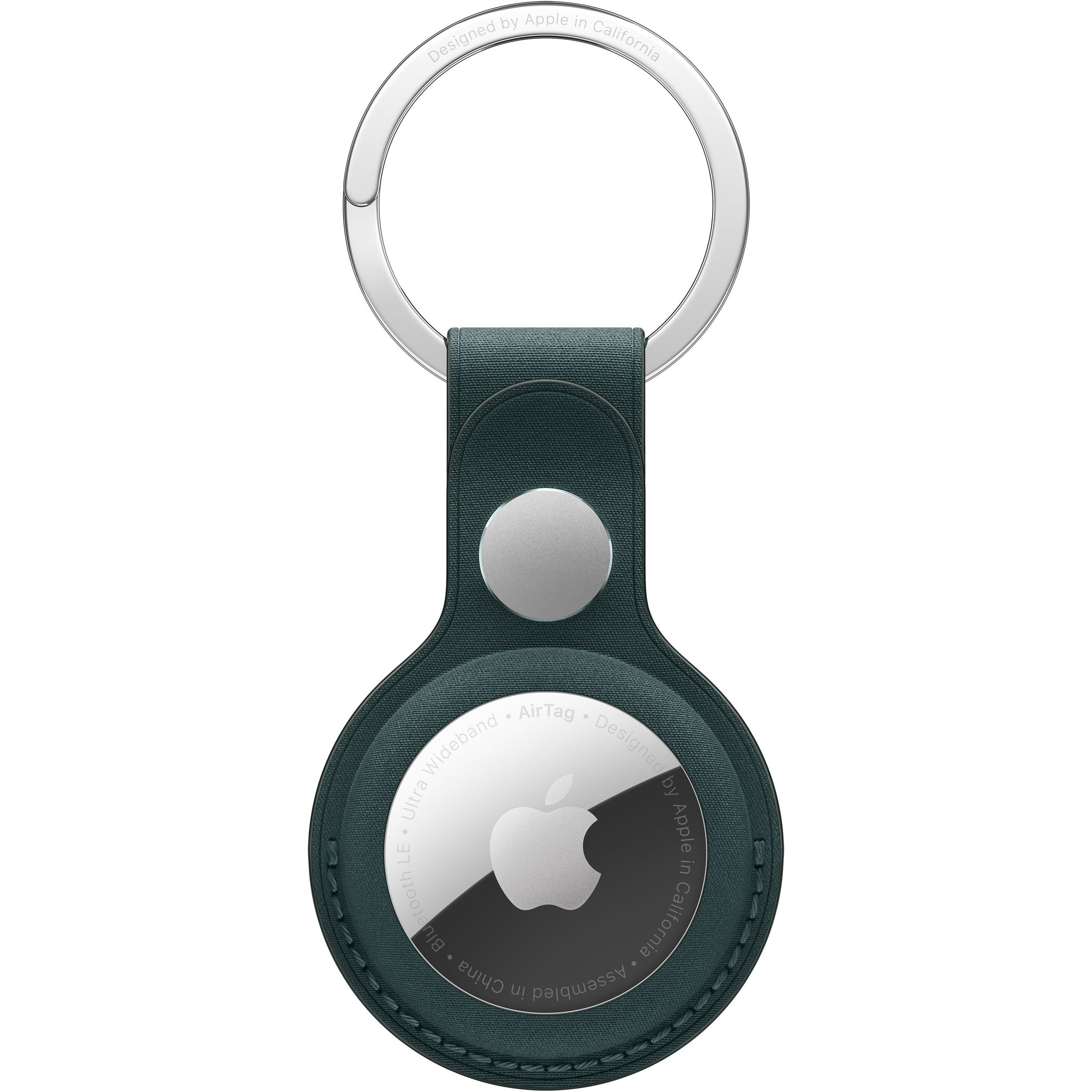 Чехол Apple для AirTag FineWoven Key Ring Dark Green (MA7J4ZM/A) фото 1