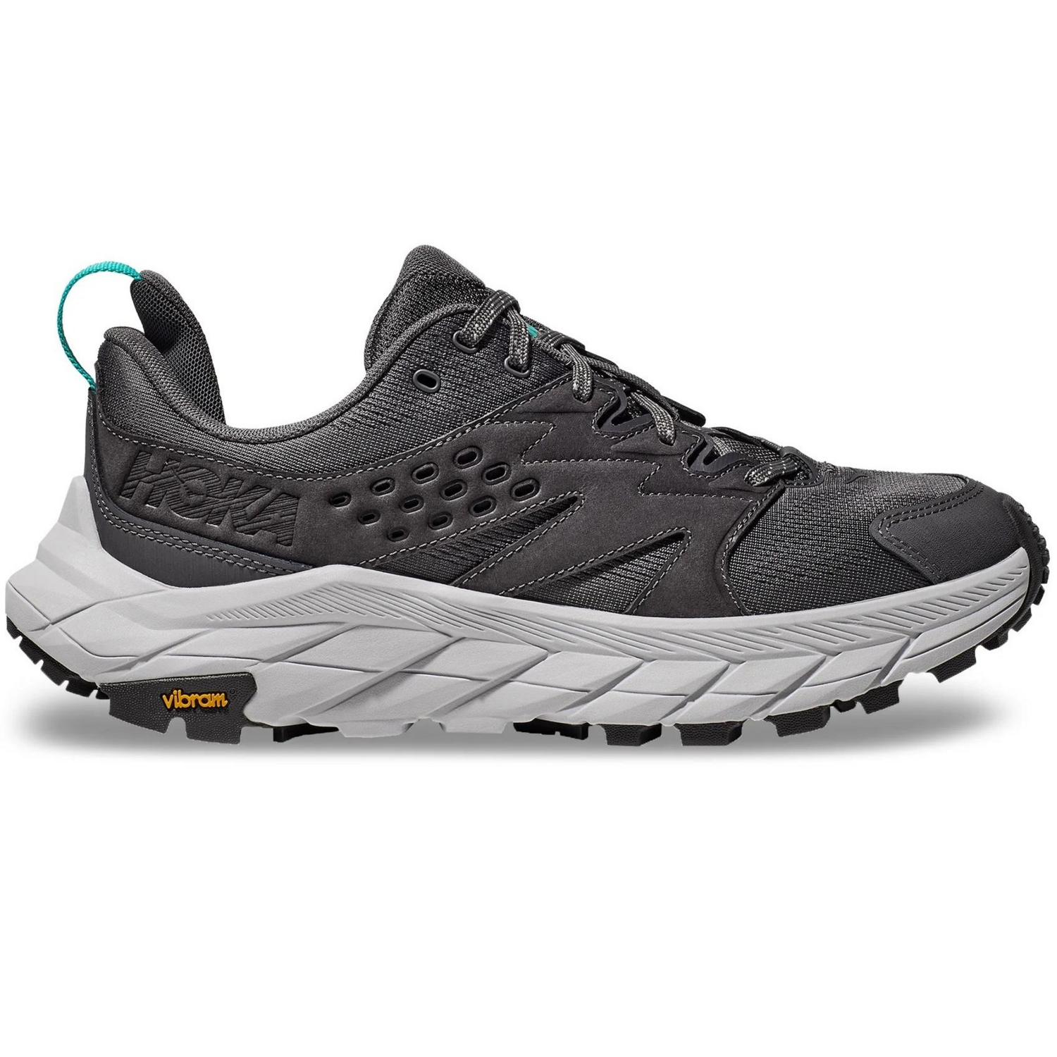 Кросівки чоловічі для хайкінгу Hoka Anacapa Breeze Low 1127920-GLXY 40 (7 US) темно-сіріфото