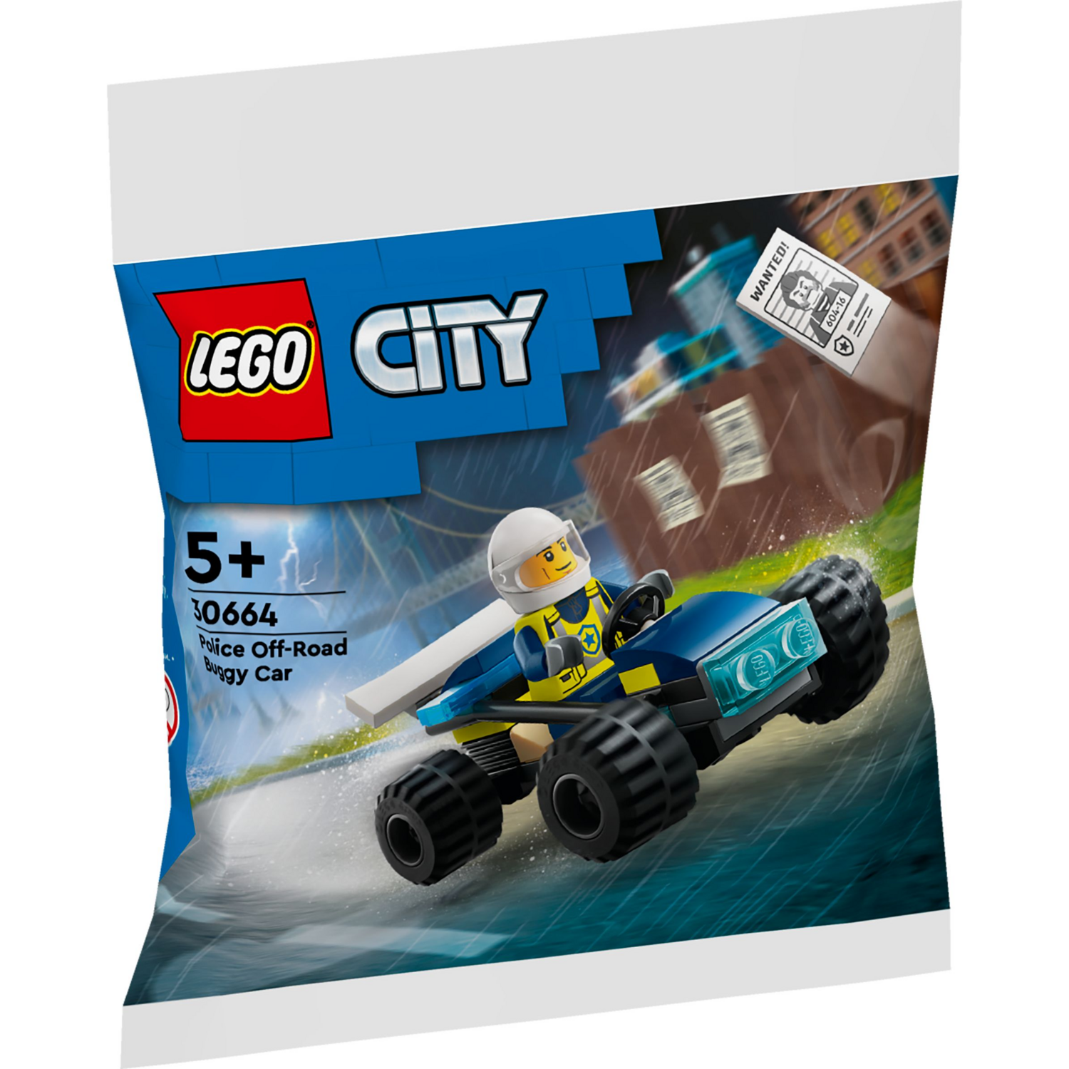 Конструктор LEGO 30664 City Поліцейський баггі для бездоріжжяфото