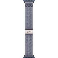 Ремінець Apple Watch 40mm Grey/Blue Nike Sport Loop (MC1G4ZM/A)