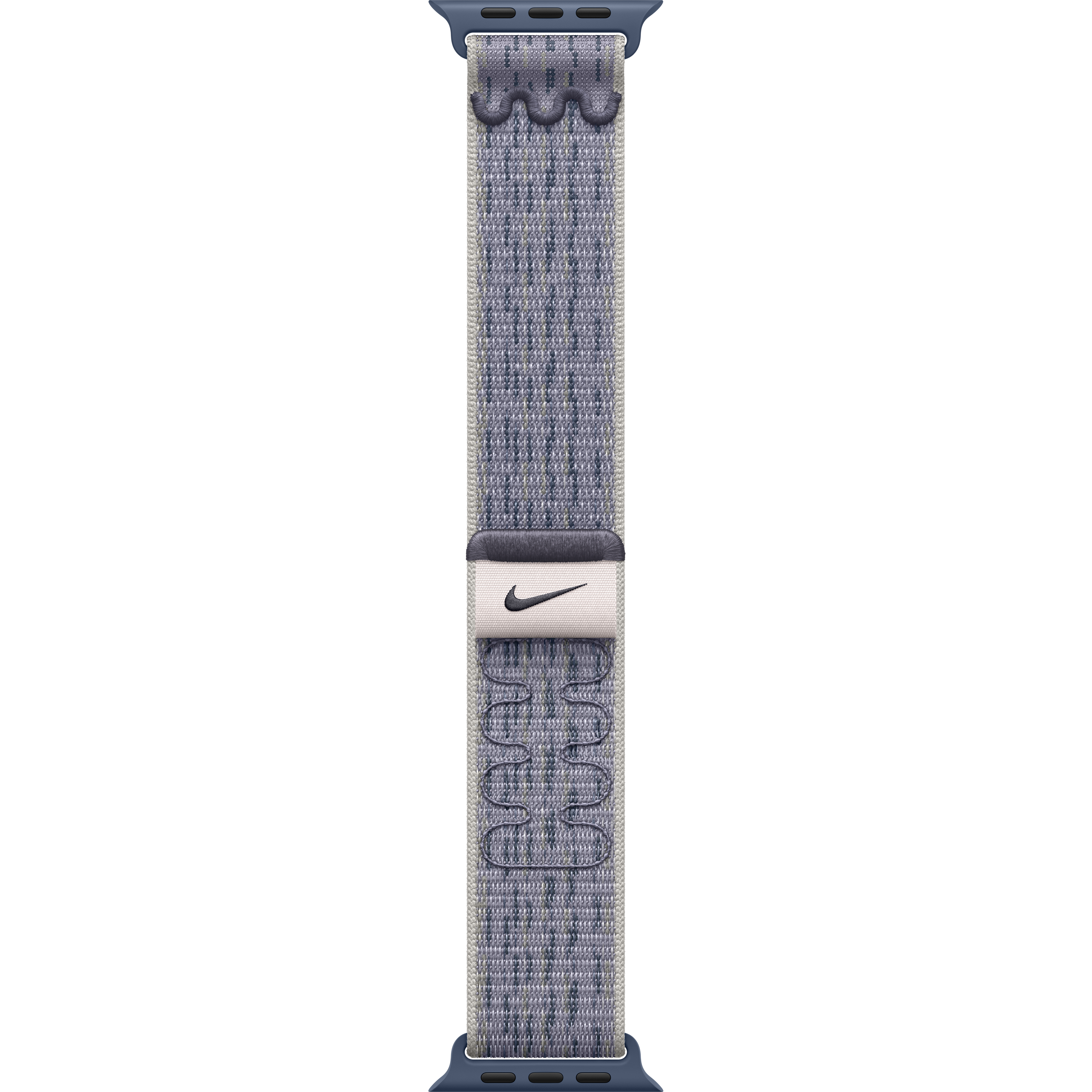 Ремінець Apple Watch 40mm Grey/Blue Nike Sport Loop (MC1G4ZM/A)фото1