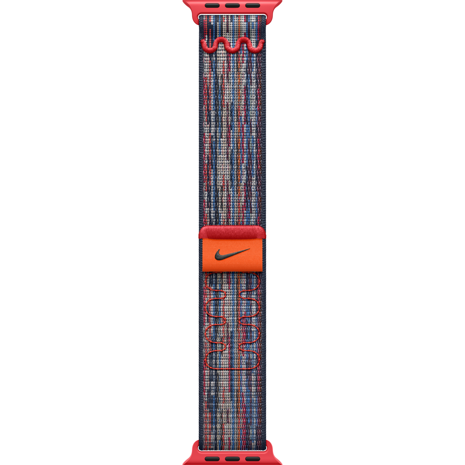 Ремешок Apple Watch 40mm Blue/Red Nike Sport Loop (MC1J4ZM/A) фото 