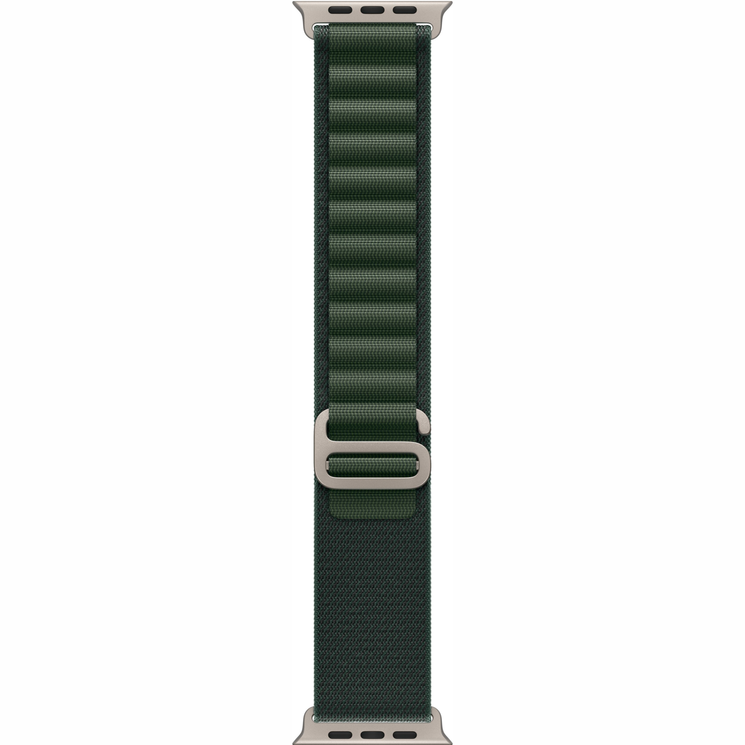 Ремінець Apple Watch 49mm Natural Titanium Finish Dark Green Alpine Loop Small (MXMU3ZM/A)фото