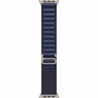 Ремешок Apple Watch 49mm Natural Titanium Finish Navy Alpine Loop Small (MXMX3ZM/A)