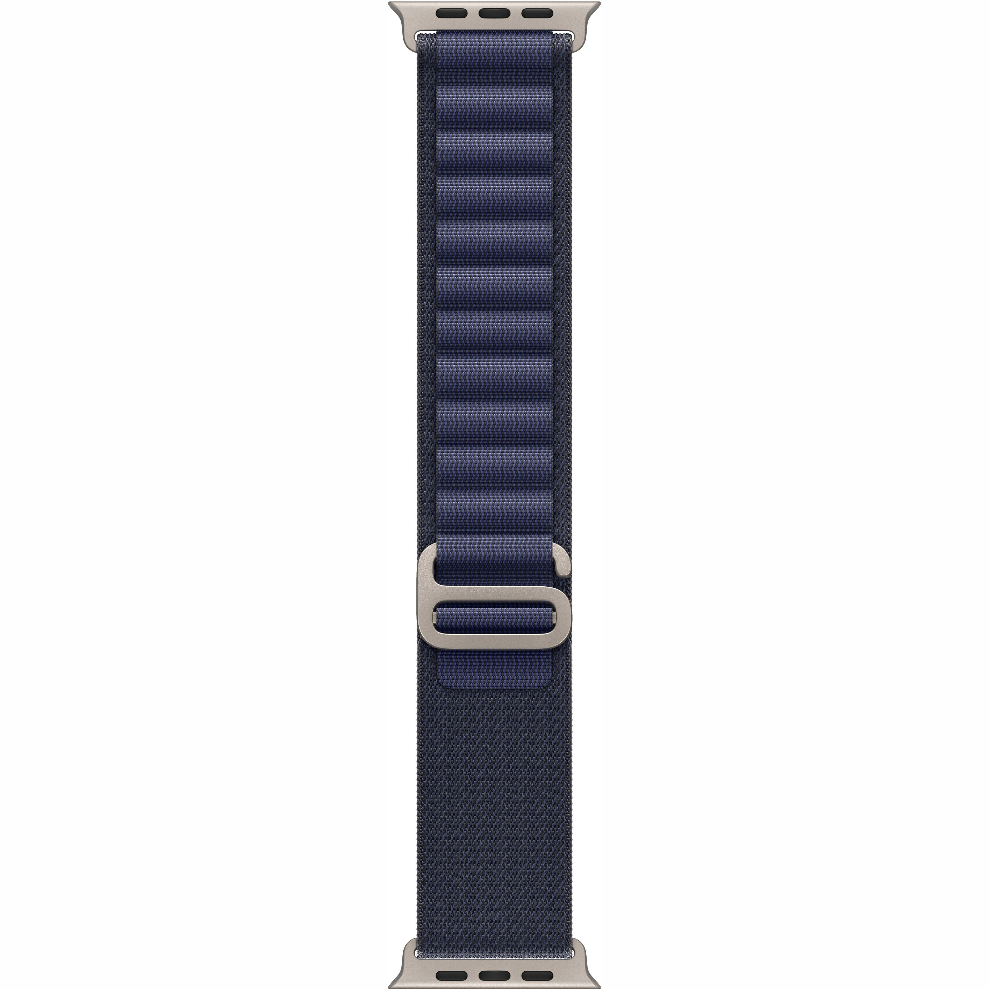 Ремінець Apple Watch 49mm Natural Titanium Finish Navy Alpine Loop Small (MXMX3ZM/A)фото1