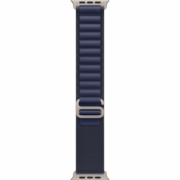 

Ремешок Apple Watch 49mm Natural Titanium Finish Navy Alpine Loop Medium (MXMY3ZM/A)