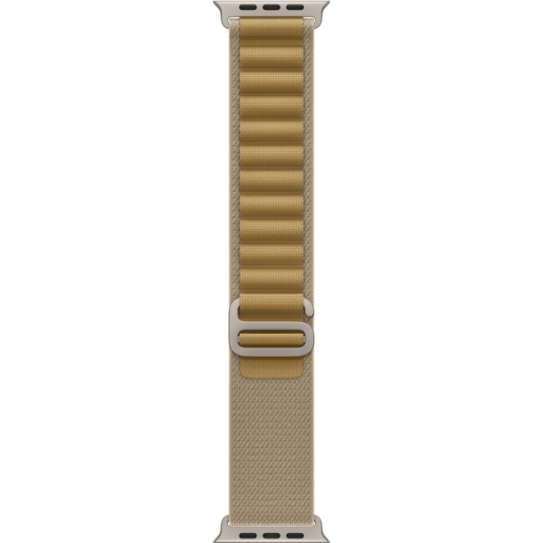 

Ремешок Apple Watch 49mm Natural Titanium Finish Tan Alpine Loop Medium (MXN23ZM/A)