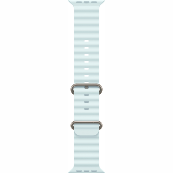 

Ремешок Apple Watch 49mm Natural Titanium Finish Ice Blue Ocean Band (MXTF3ZM/A)