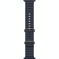 Ремешок Apple Watch 49mm Natural Titanium Finish Navy Ocean Band (MXTH3ZM/A)