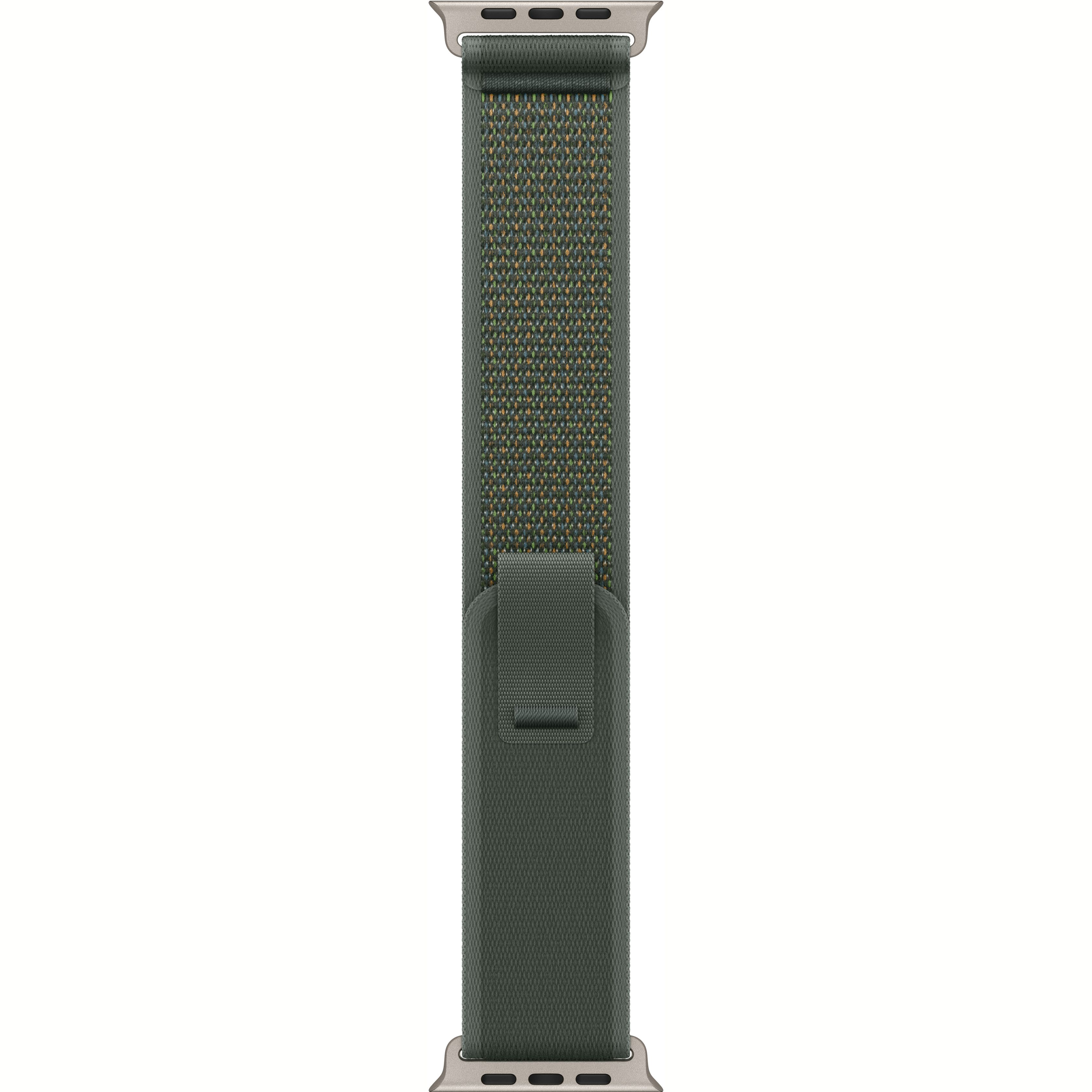 Ремінець Apple Watch 49mm Natural Titanium Finish Green Trail Loop S/M (MXTN3ZM/A)фото1