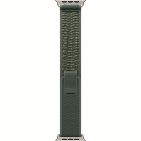 

Ремешок Apple Watch 49mm Natural Titanium Finish Green Trail Loop S/M (MXTN3ZM/A)