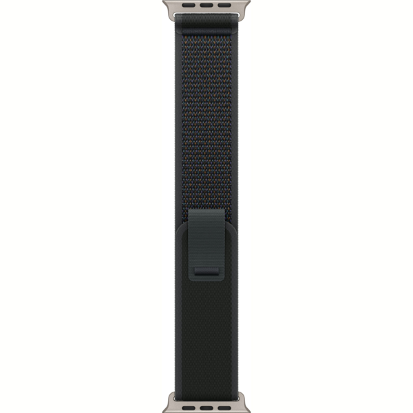 

Ремешок Apple Watch 49mm Natural Titanium Finish Black Trail Loop M/L (MXTR3ZM/A)