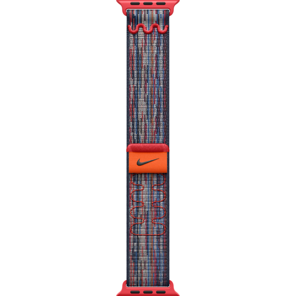 

Ремешок Apple Watch 42mm Blue/Red Nike Sport Loop (MXU03ZM/A)