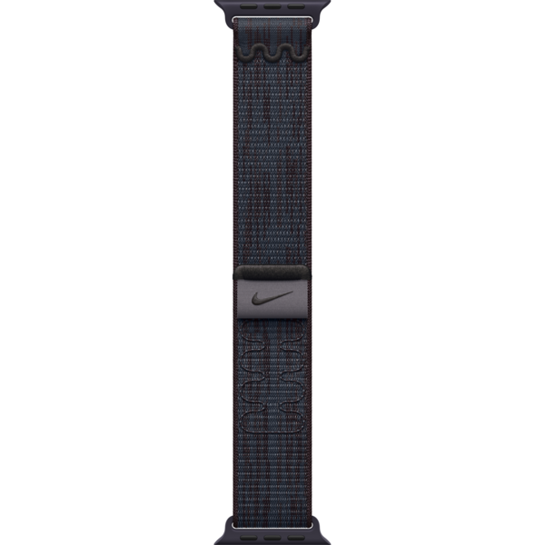 

Ремешок Apple Watch 46mm Black/Blue Nike Sport Loop (MYJD3ZM/A)