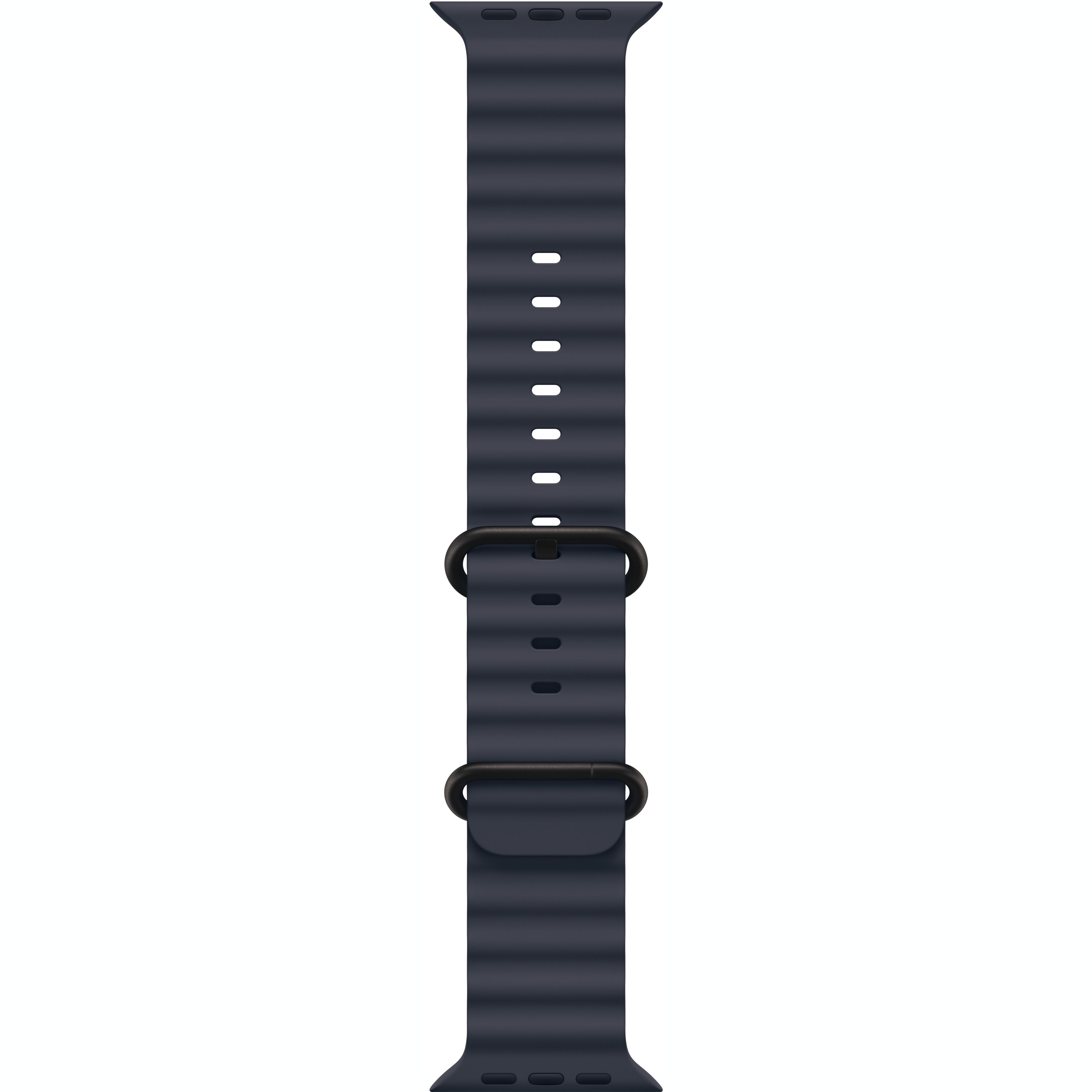 Ремінець Apple Watch 49mm Black Titanium Finish Navy Ocean Band (MYPA3ZM/A)фото1