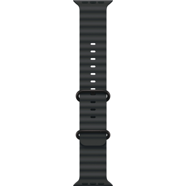 Ремешок Apple Watch 49mm Black Titanium Finish Black Ocean Band (MYPD3ZM/A)