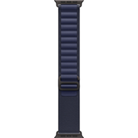 Ремінець Apple Watch 49mm Black Titanium Finish Navy Alpine Loop Small (MYPW3ZM/A)