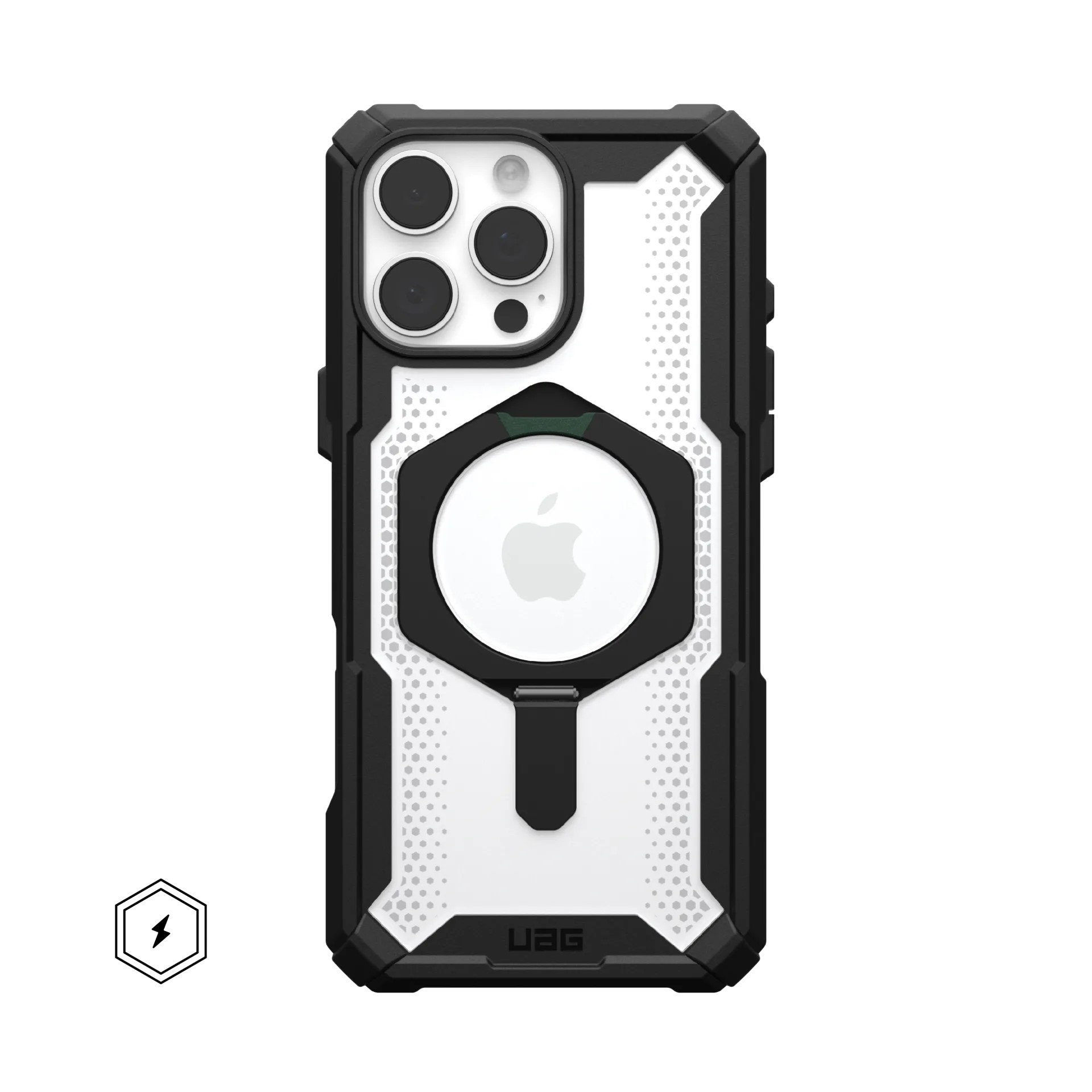 Чохол UAG для Apple iPhone 16 Pro Max Plasma XTE MagSafe, Black/Clear (11447511404G)фото1