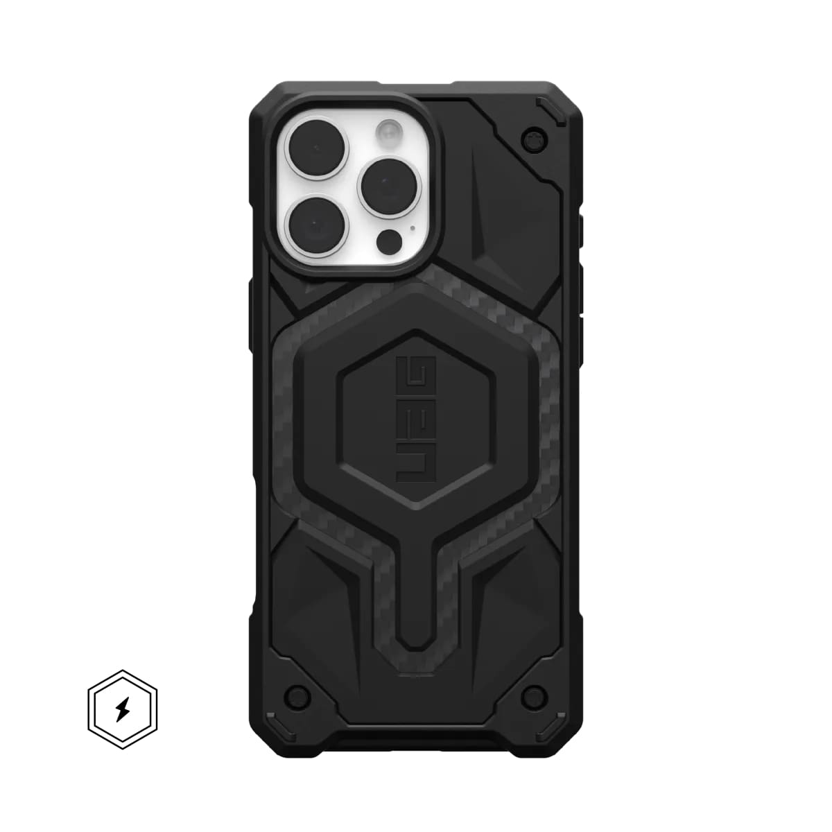 Чехол UAG для Apple iPhone 16 Pro Max Monarch Pro Magsafe, Carbon Fiber (114457114242) фото 