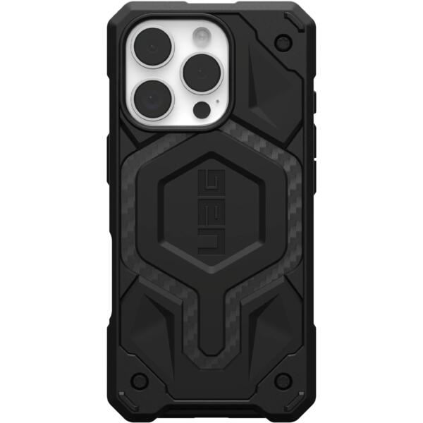 

Чехол UAG для Apple iPhone 16 Pro Monarch Pro Magsafe, Carbon Fiber (114456114242)
