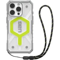 Чохол + ремінець UAG для Apple iPhone 16 Pro Pathfinder Clear Magsafe, Active Neon Lanyard (1144641BV01)