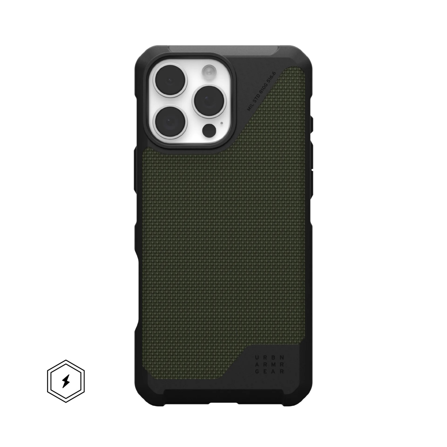 Чохол UAG для Apple iPhone 16 Pro Max Metropolis LT Magsafe, Kevlar Olive (114453113972)фото