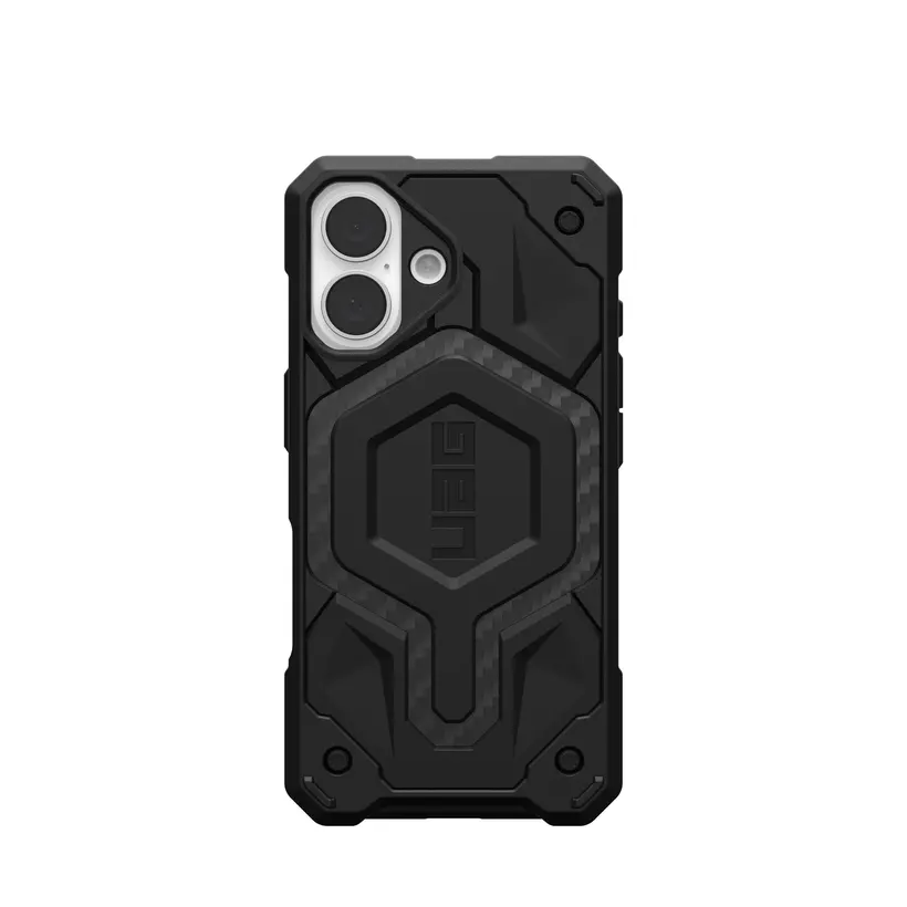 Чохол UAG для Apple iPhone 16 Monarch, Carbon Fiber (114462114242)фото