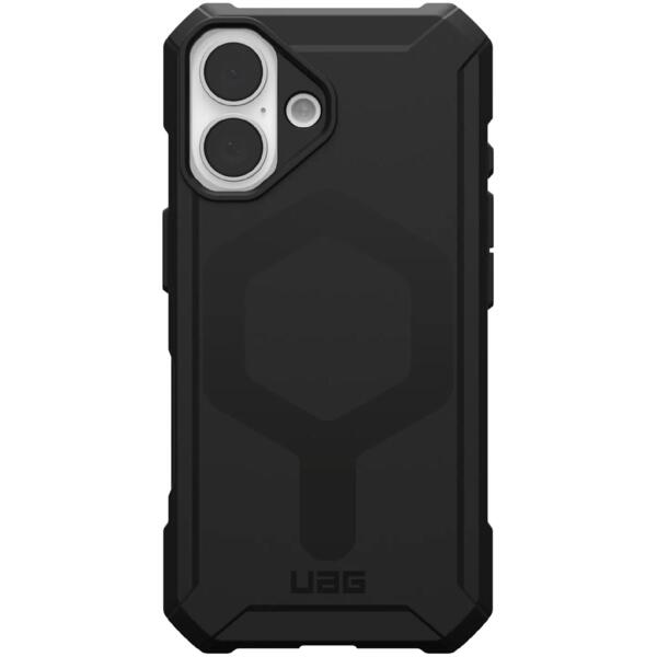 

Чехол UAG для Apple iPhone 16 Essential Armor Magsafe, Black (114450114040)