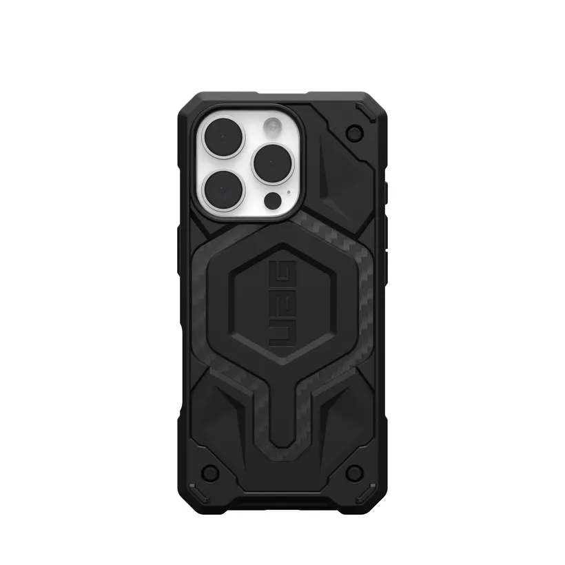 Чехол UAG для Apple iPhone 16 Pro Monarch, Carbon Fiber (114460114242) фото 