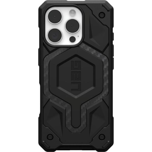 

Чехол UAG для Apple iPhone 16 Pro Monarch, Carbon Fiber (114460114242)
