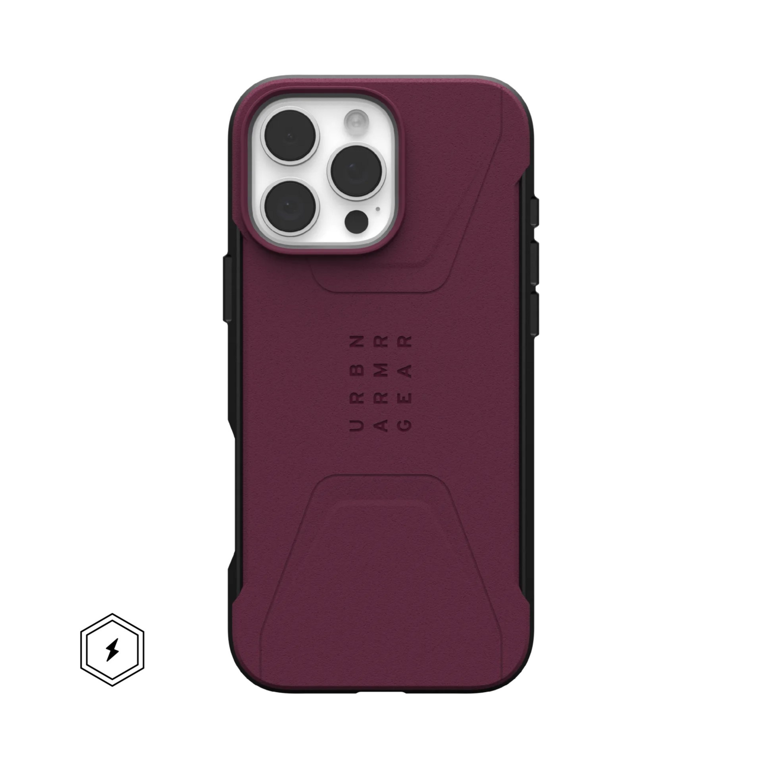 Чохол UAG для Apple iPhone 16 Pro Max Civilian Magsafe, Bordeaux (114445119049)фото