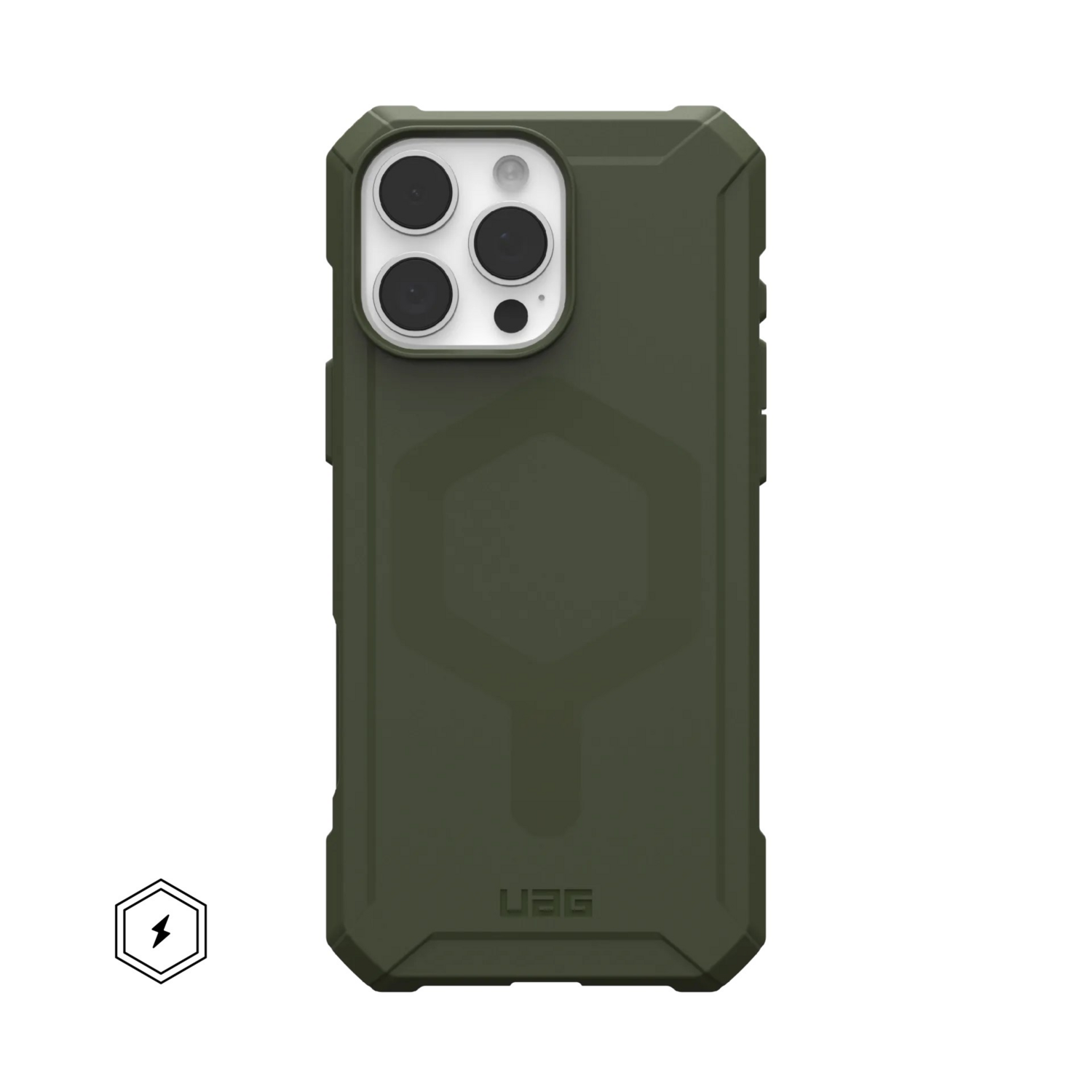 Чехол UAG для Apple iPhone 16 Pro Max Essential Armor Magsafe, Olive Drab (114449117272) фото 