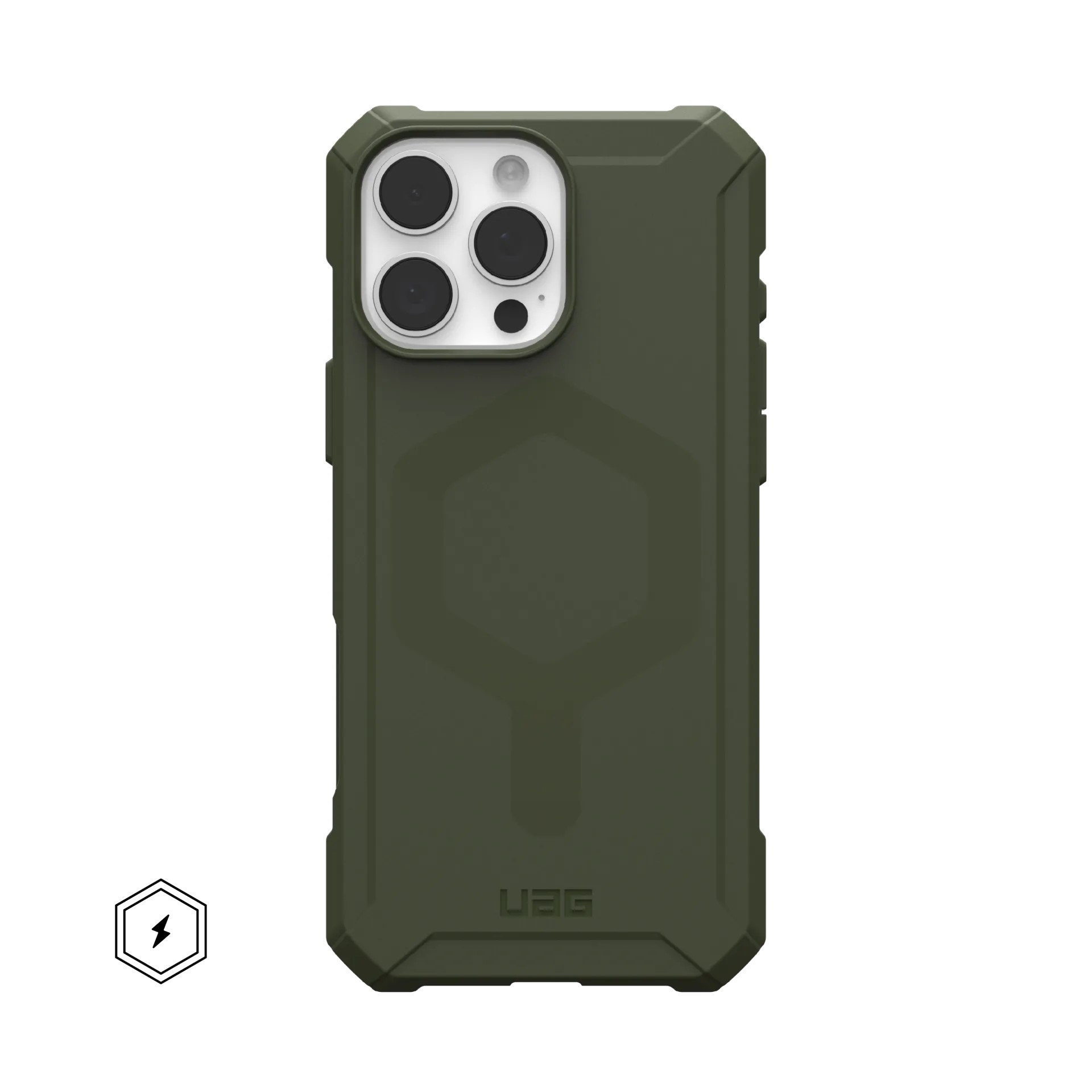 Чехол UAG для Apple iPhone 16 Pro Max Essential Armor Magsafe, Olive Drab (114449117272) фото 1