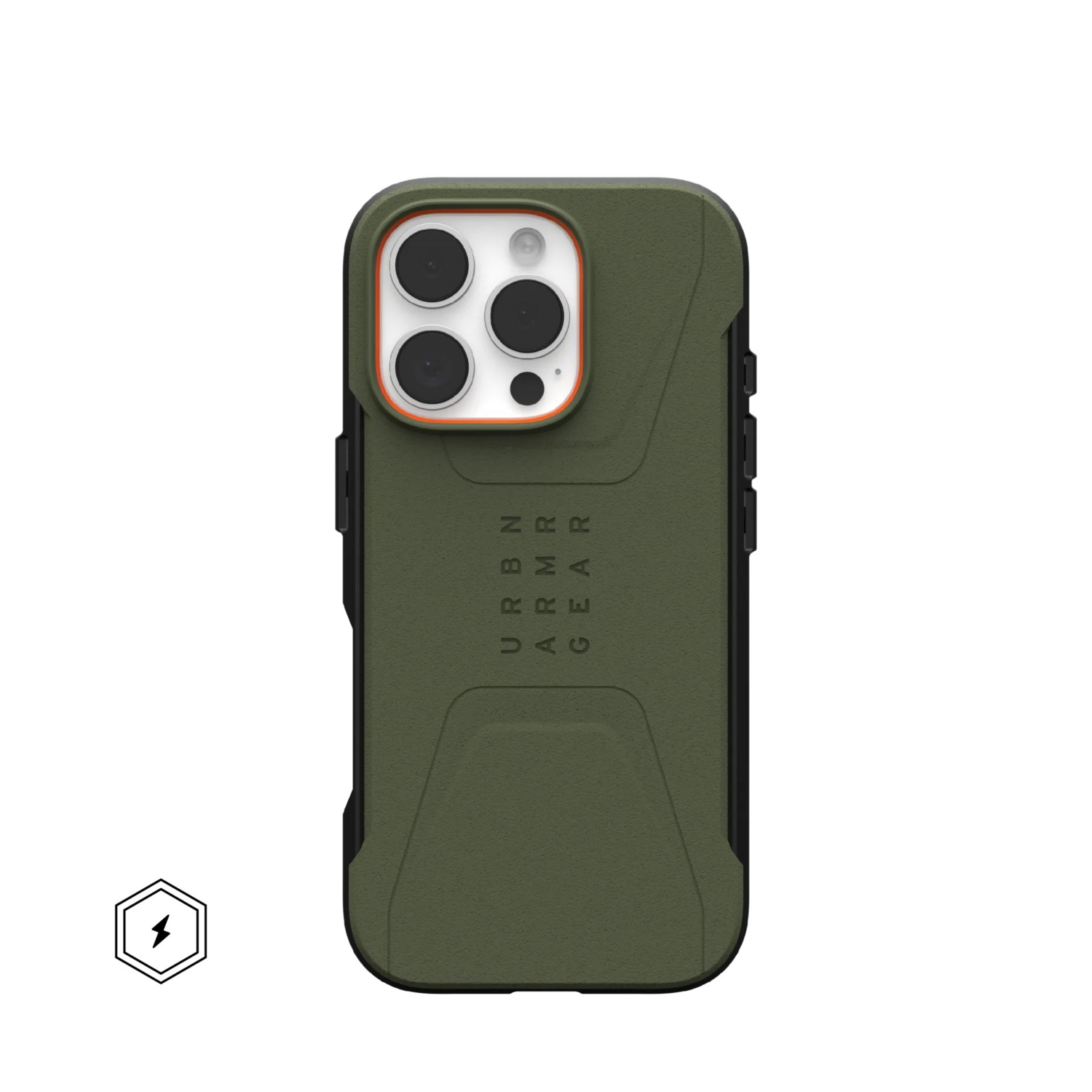 Чохол UAG для Apple iPhone 16 Pro Civilian Magsafe, Olive Drab (114444117272)фото