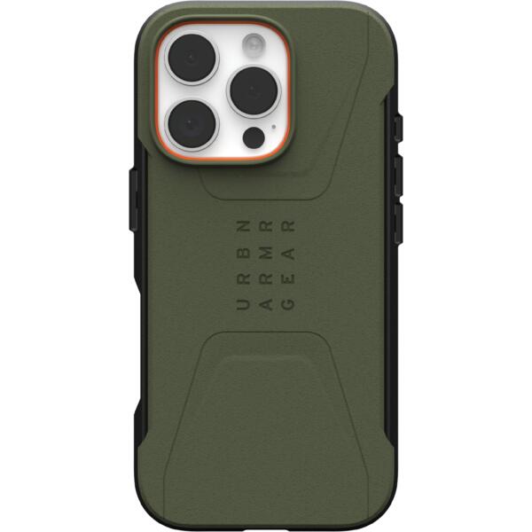 

Чехол UAG для Apple iPhone 16 Pro Civilian Magsafe, Olive Drab (114444117272)