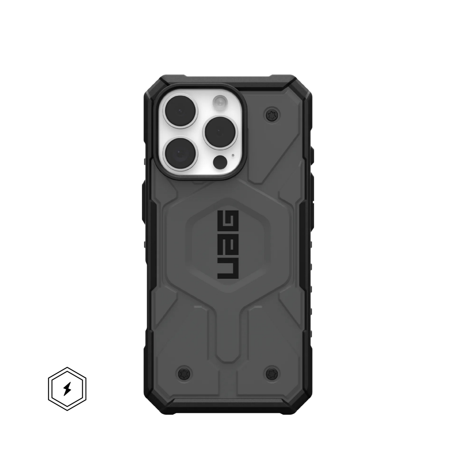 Чехол UAG для Apple iPhone 16 Pro Pathfinder Magsafe, Silver (114468113333) фото 